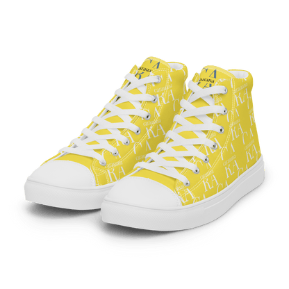 CARAUANA Hip Hop canvas shoes Yellow Branded