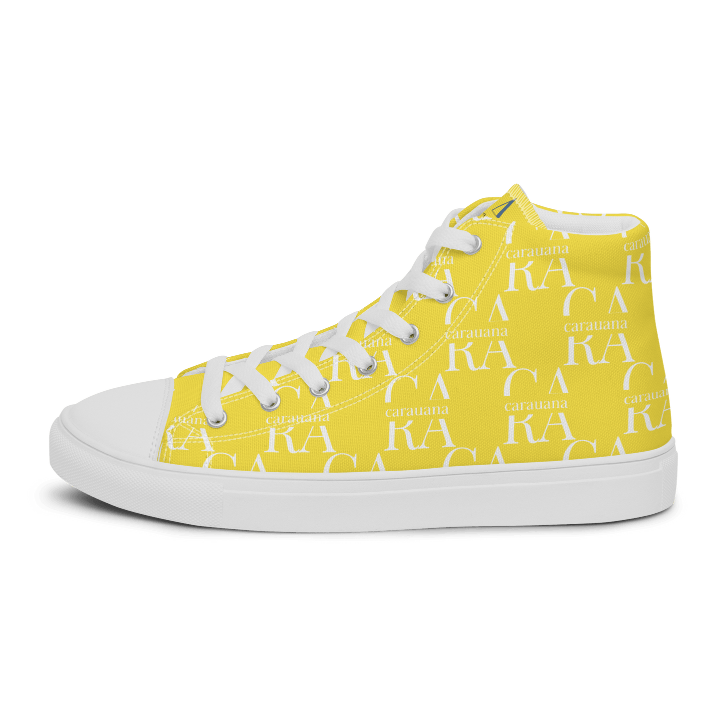 CARAUANA Hip Hop canvas shoes Yellow Branded