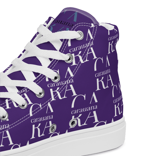 CARAUANA Hip Hop canvas shoes violet Branded Carauana Store