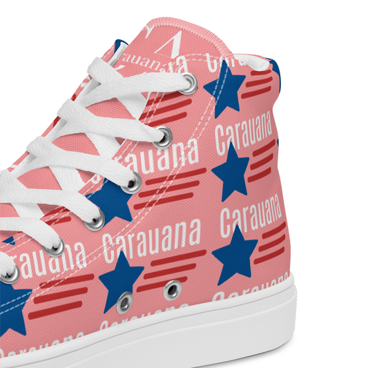 CARAUANA Hip Hop canvas shoes pink USA Carauana Store