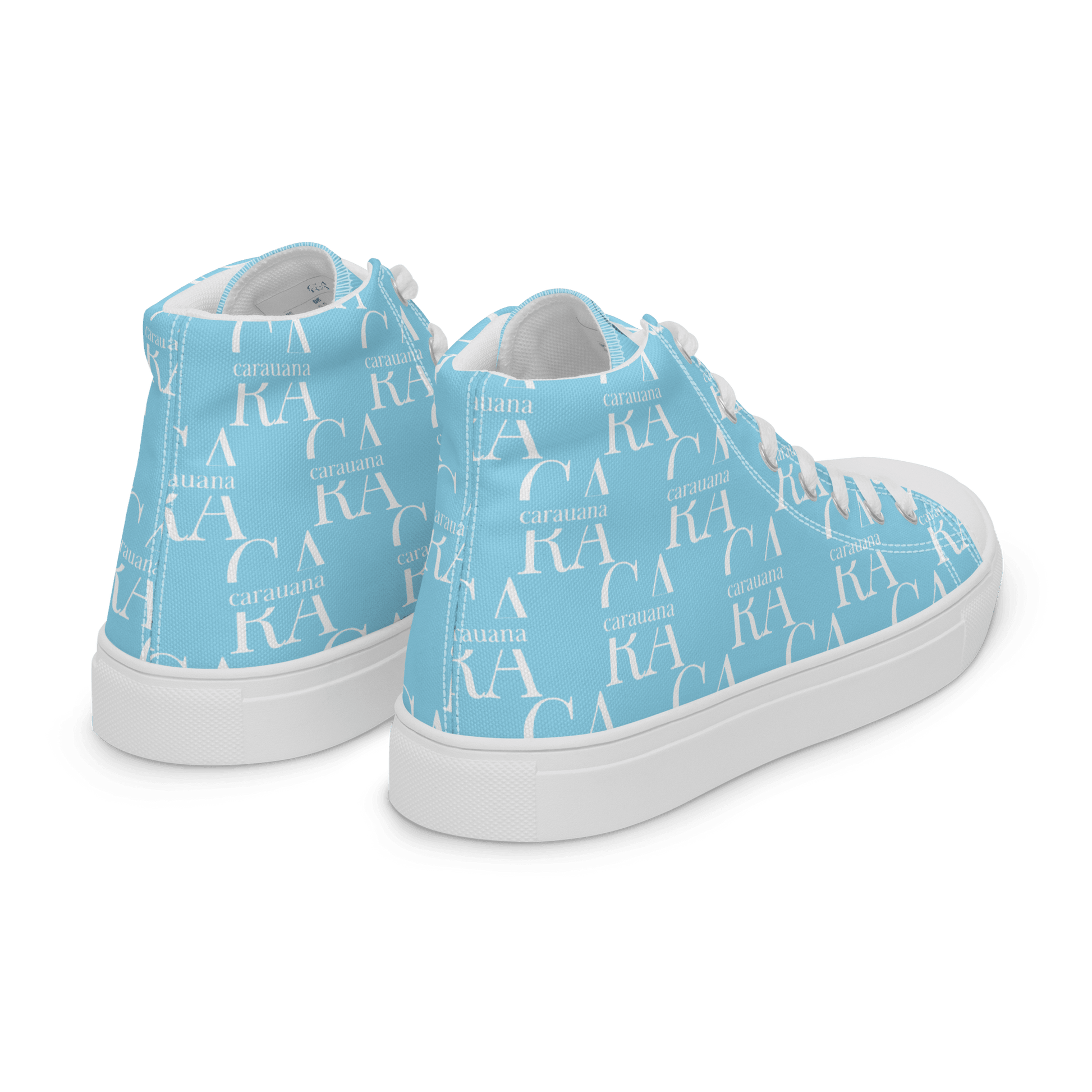 CARAUANA Hip Hop canvas shoes sky blue Branded