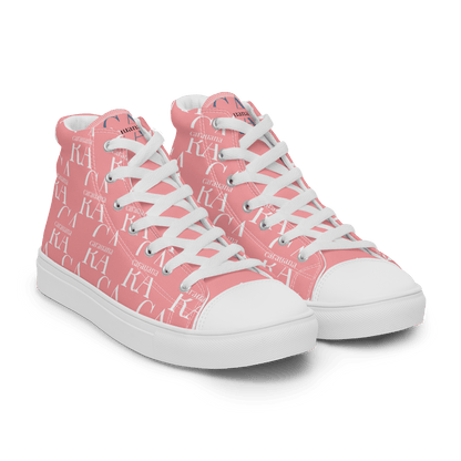 CARAUANA Hip Hop canvas shoes Pink Branded